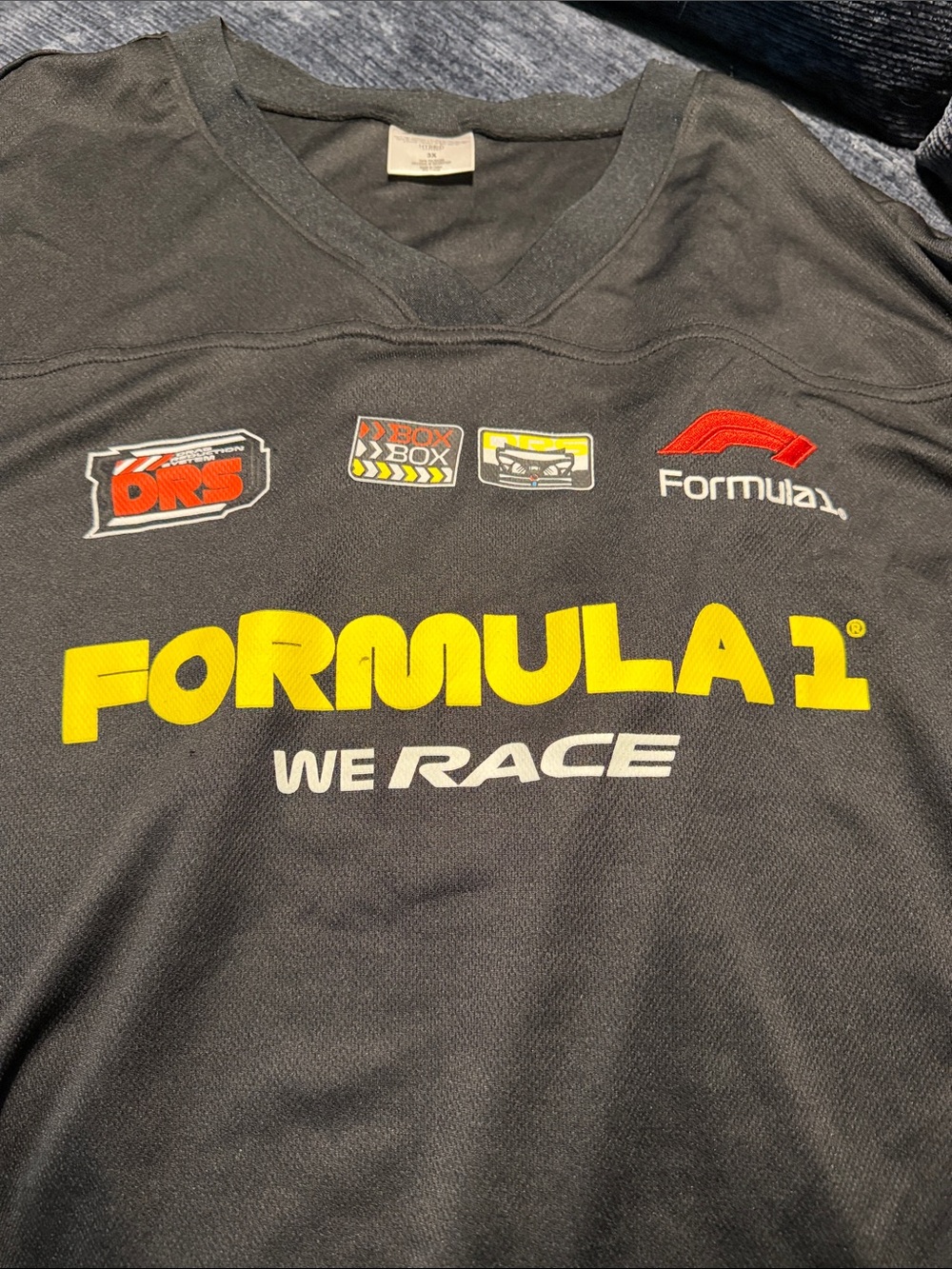 Formula 1 Graphic Short Sleeve Tee - Black/Yellow